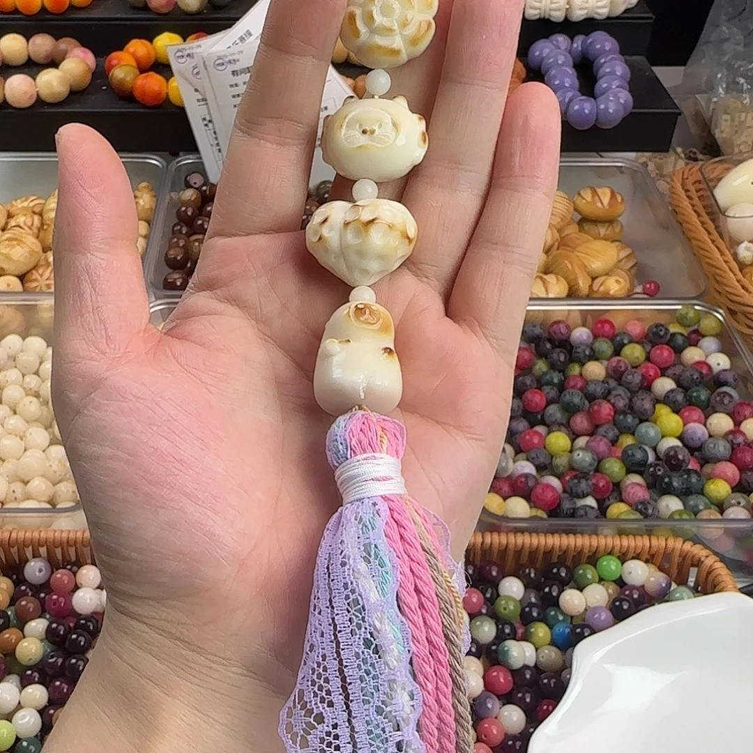 菩提根/象牙果手串微瑕疵手持1个