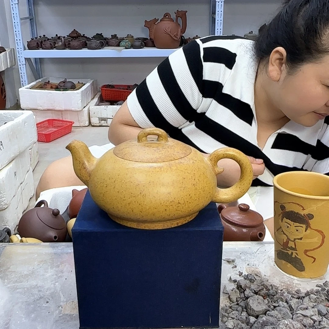 紫砂茶壶宜兴紫砂壶瑕疵处理
