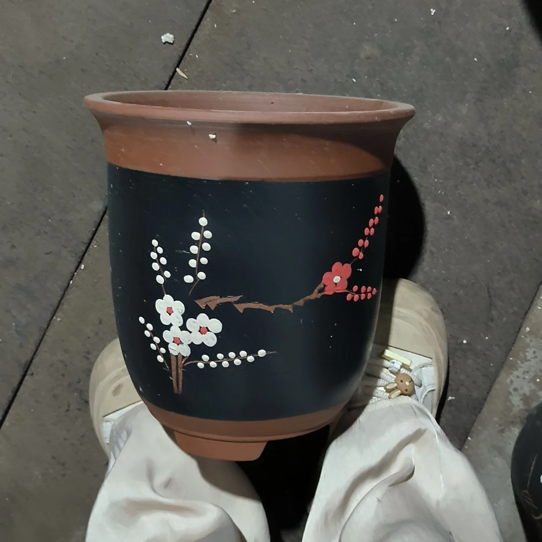 紫砂花盆紫砂花盆25*26
