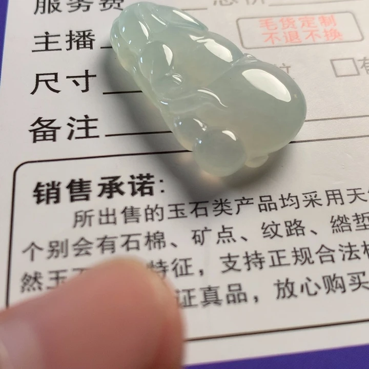 翡翠未镶嵌颈饰翡翠