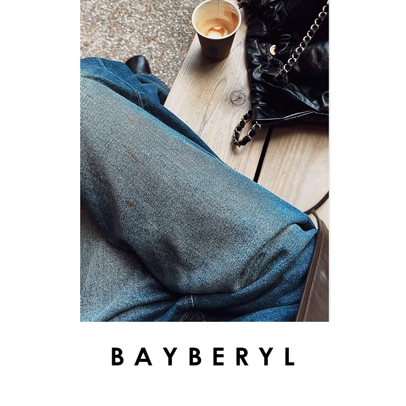 BAYBERYL老贝新序牛仔*猫须复古百搭直筒牛仔裤NZK5I1809-11/16