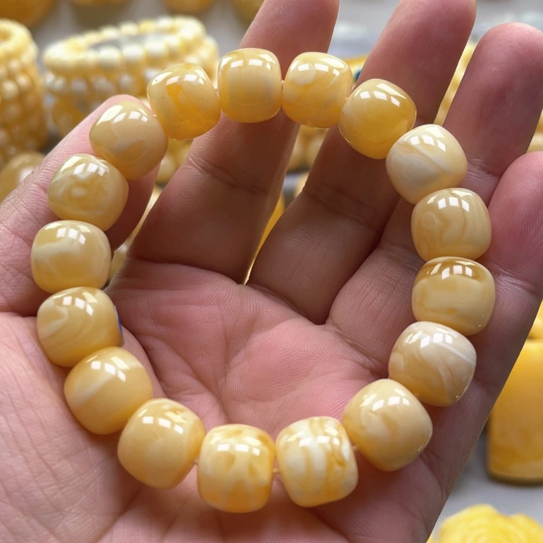琥珀手链未镶嵌手串