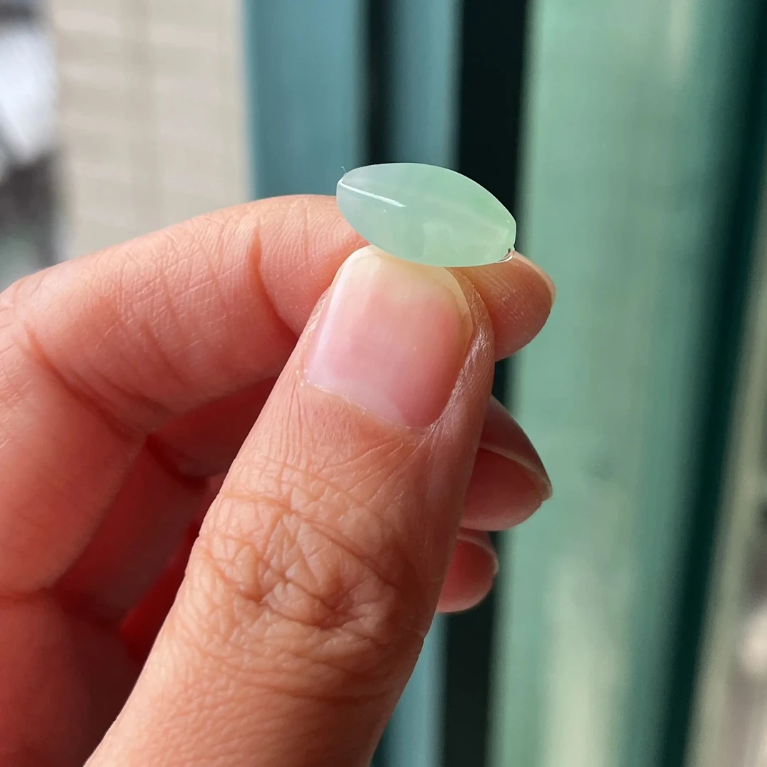 卡15-7.7-5.3的特色翡翠散珠缅甸翡翠手串项链配珠