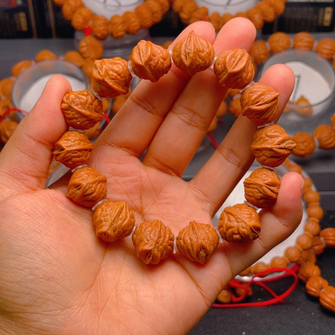 桃核手串红红火火4