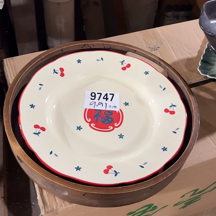 瓷微瑕外贸餐具9747