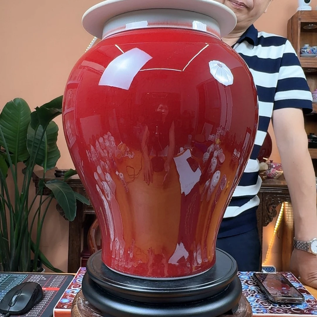 景德镇陶瓷手工郎红