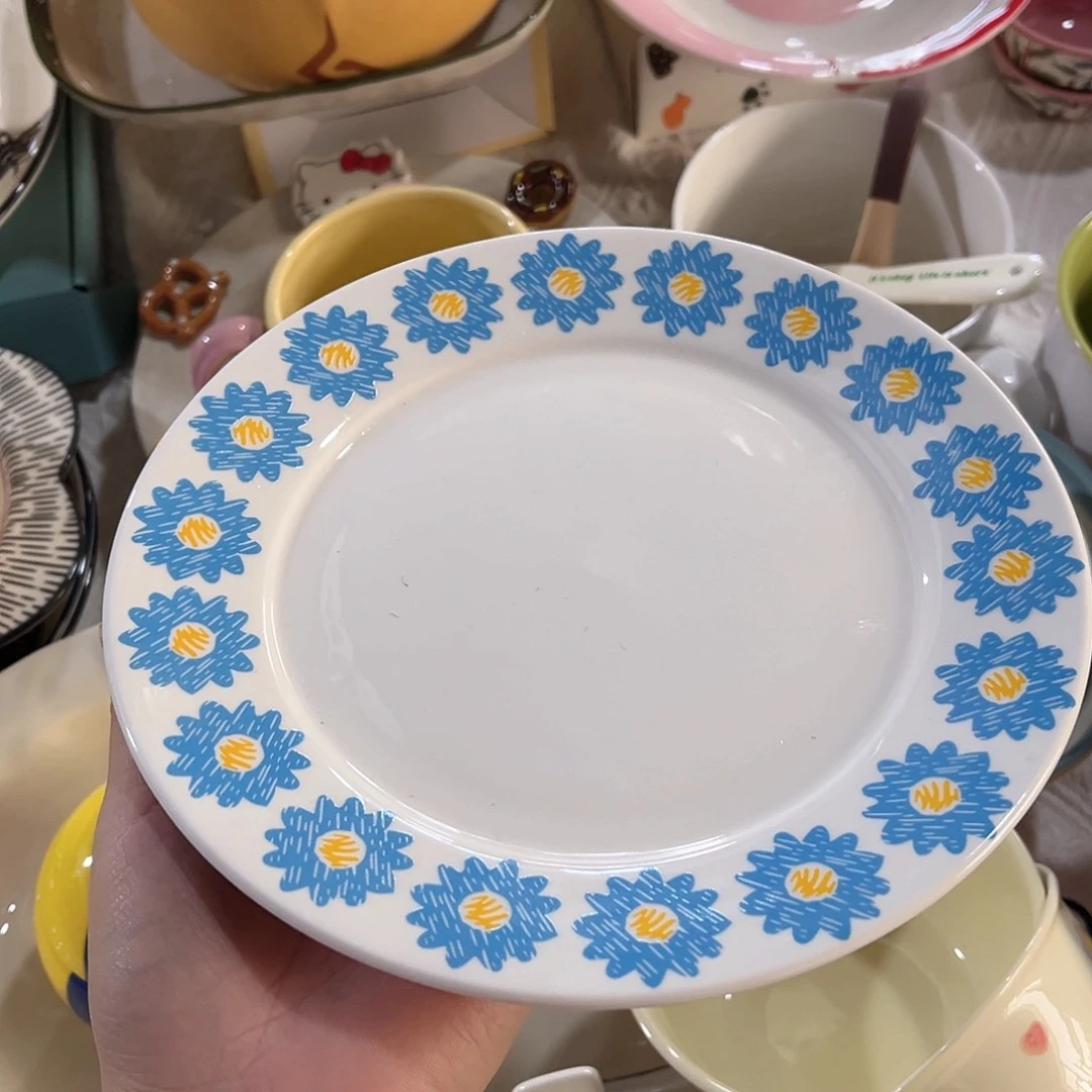 8寸圆盘陶瓷餐具系列