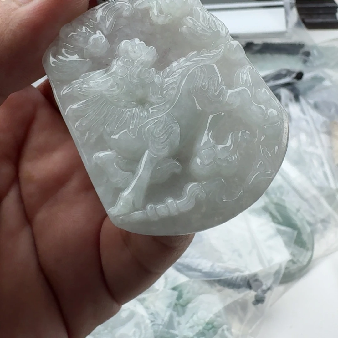 颈饰未镶嵌翡翠天然缅甸A货翡翠