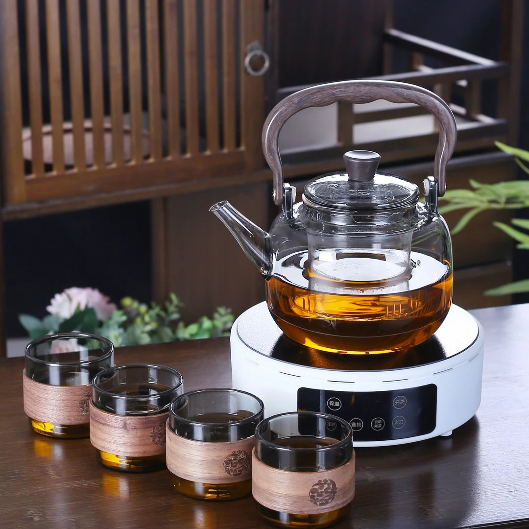 横硕1500瓦智能电陶炉煮茶器办公家用烧水围炉煮茶散热套组