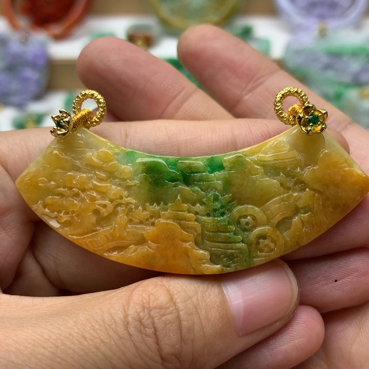 颈饰未镶嵌翡翠翡翠