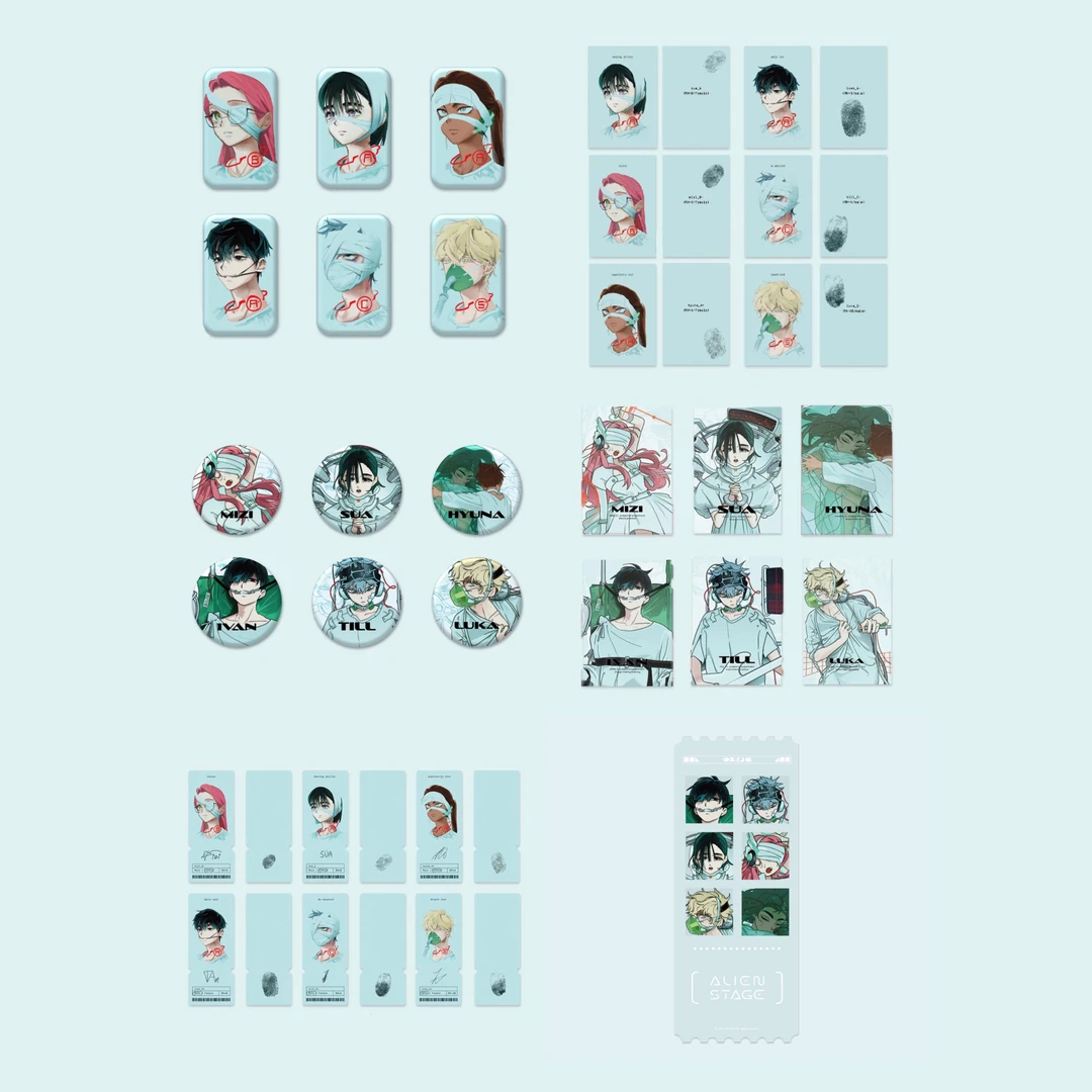 【异形舞台】CP31森雨漫医疗柄吧唧&小卡&海报&票根 盲盒代拆