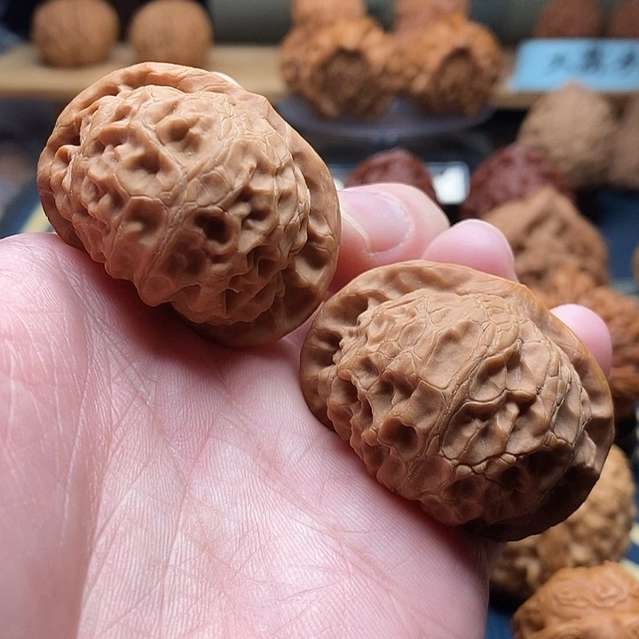 吊坠文玩核桃43+宫灯