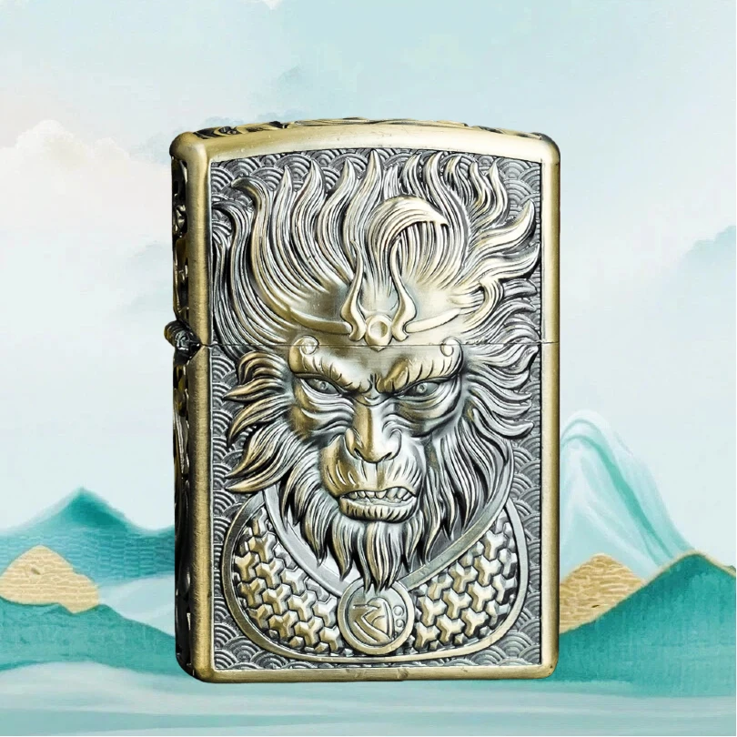 ZORRO佐罗青铜魔猴悟空煤油防风打火机男士送男友达人无油