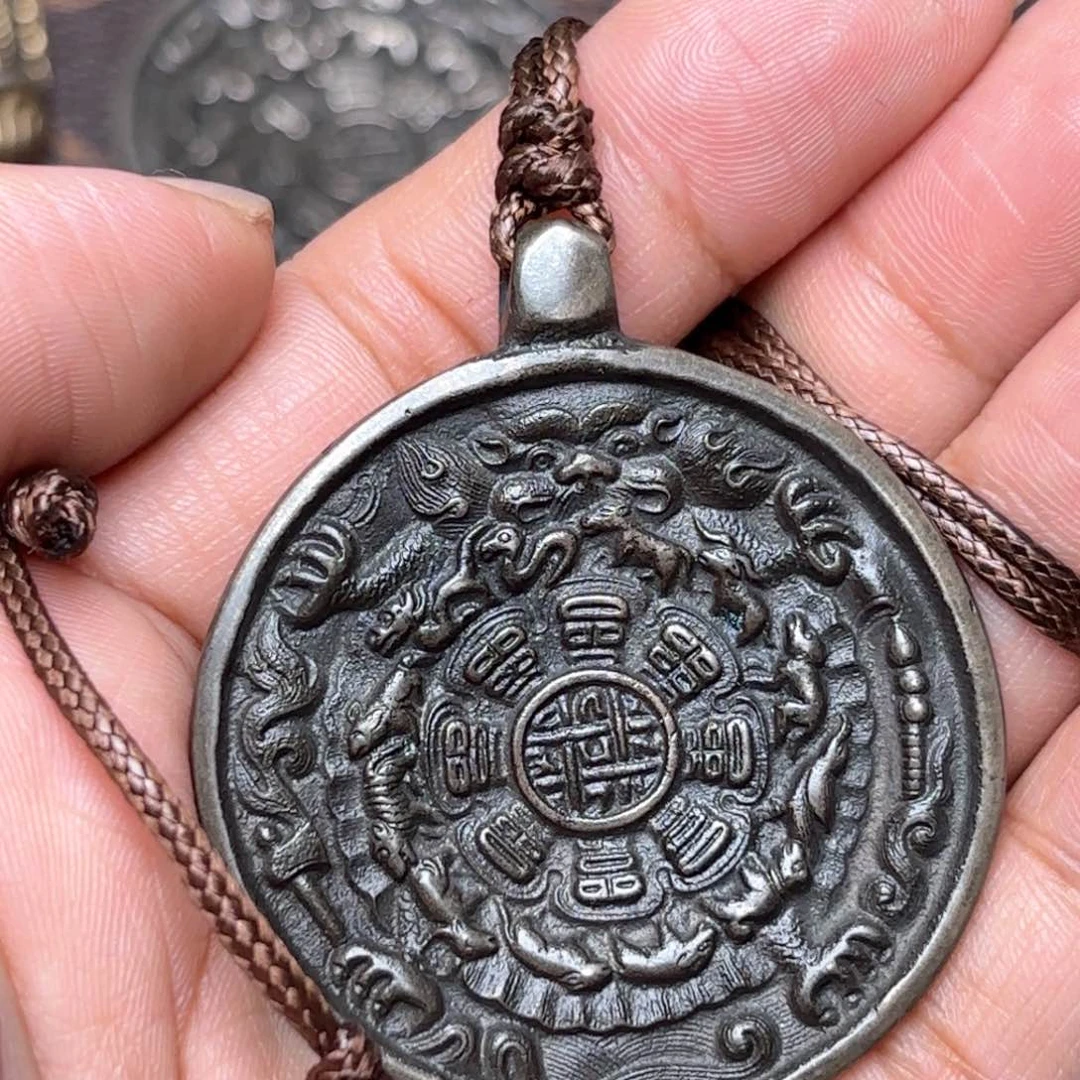 香*铜星月菩提吊坠项链