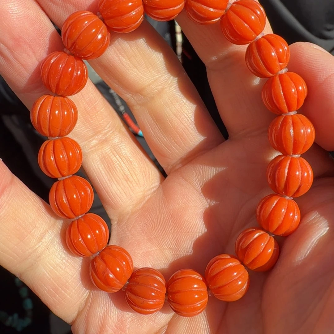 南红玛瑙未镶嵌颈饰