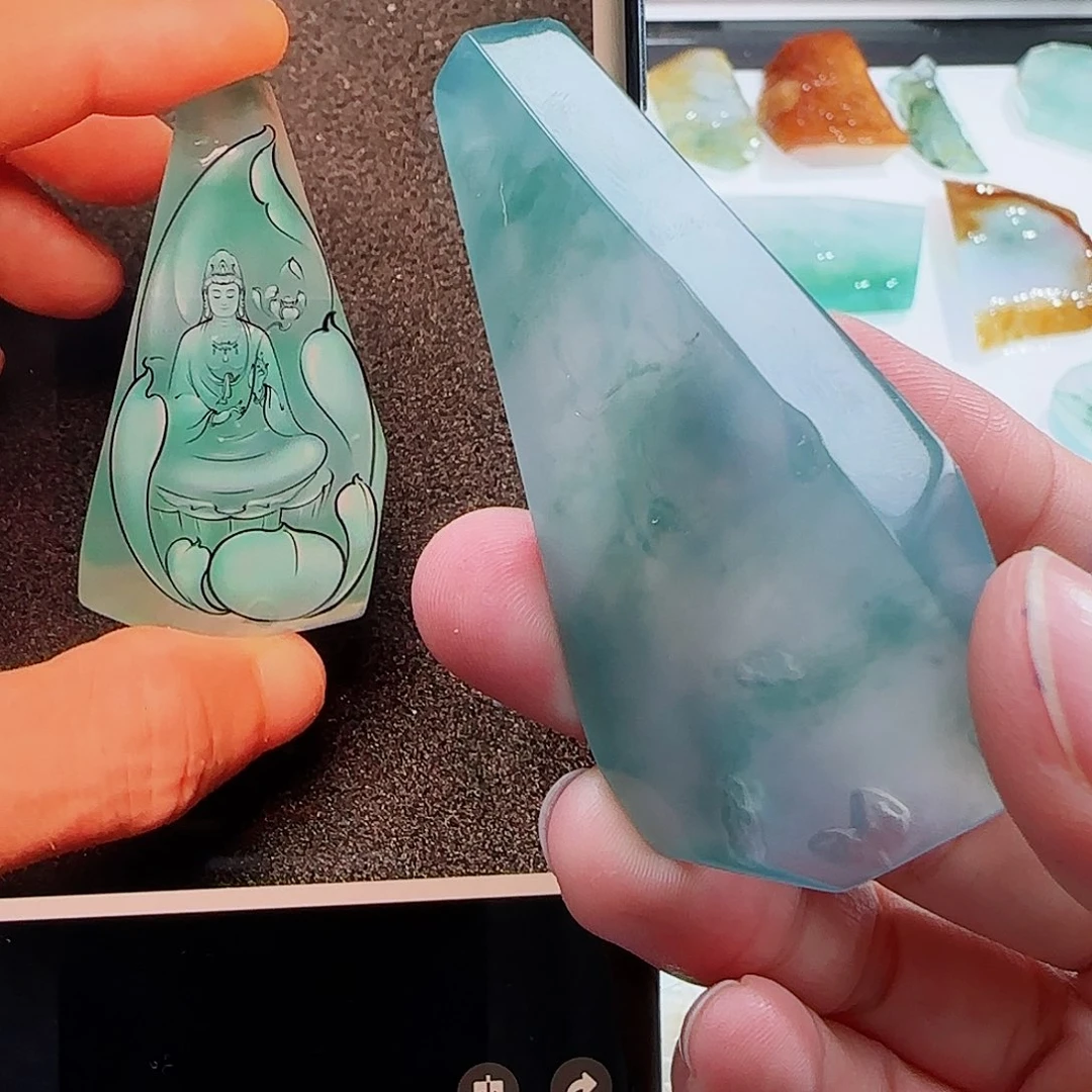 定制翡翠未镶嵌翡翠定制