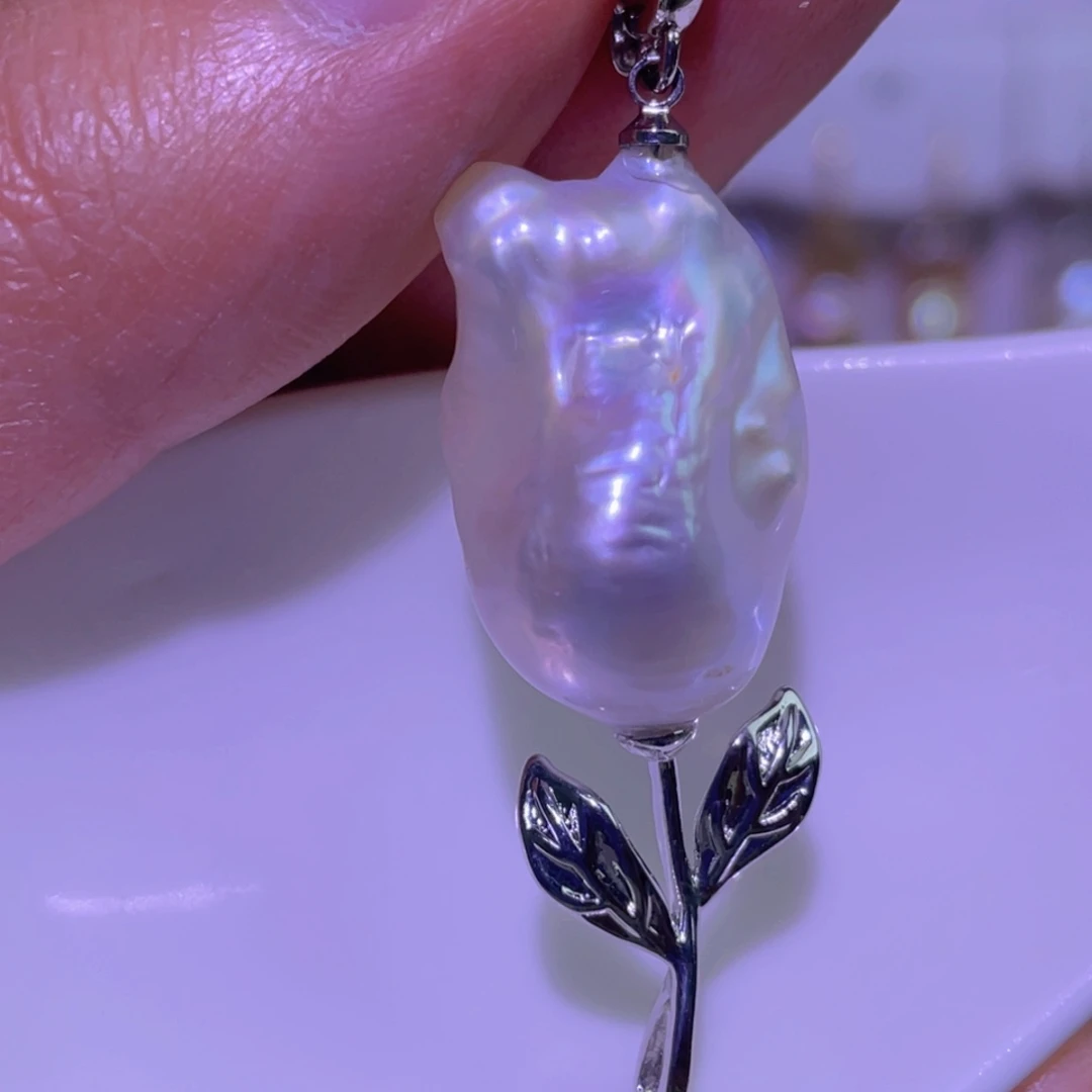 未镶嵌天然淡水珍珠吊坠淡水珍珠