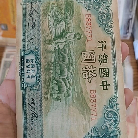 老***童纸中国银行拾圆大绵羊837771