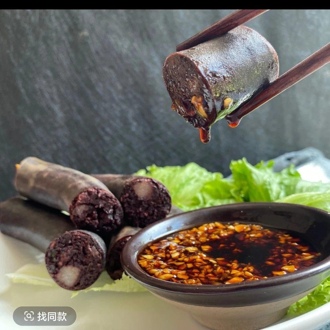 坝上草原农家荞麦面猪血肠 丰宁地道老味道 冷链发货 包邮