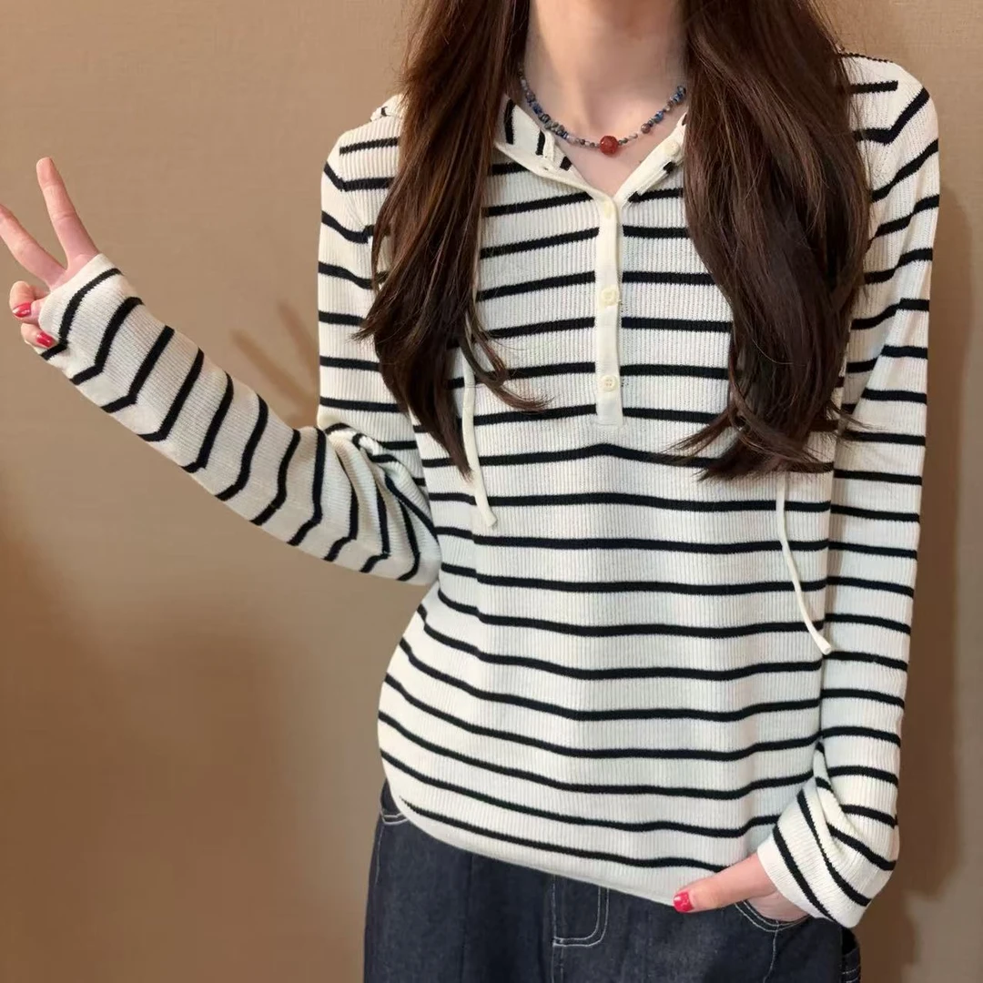 小个子巨合适连帽针织衫