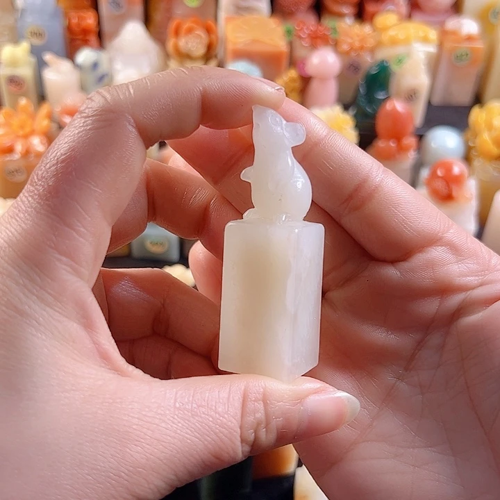 老挝石印石@*丹1.9厘米，老鼠