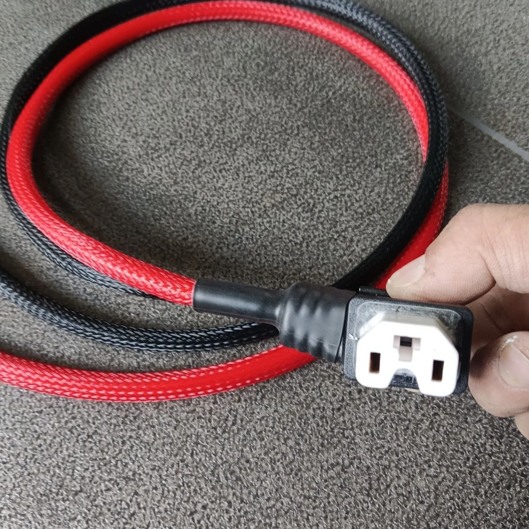 10平方陶瓷品字插头耐高温电瓶车改装线三轮车硅胶线芯陶瓷放电线