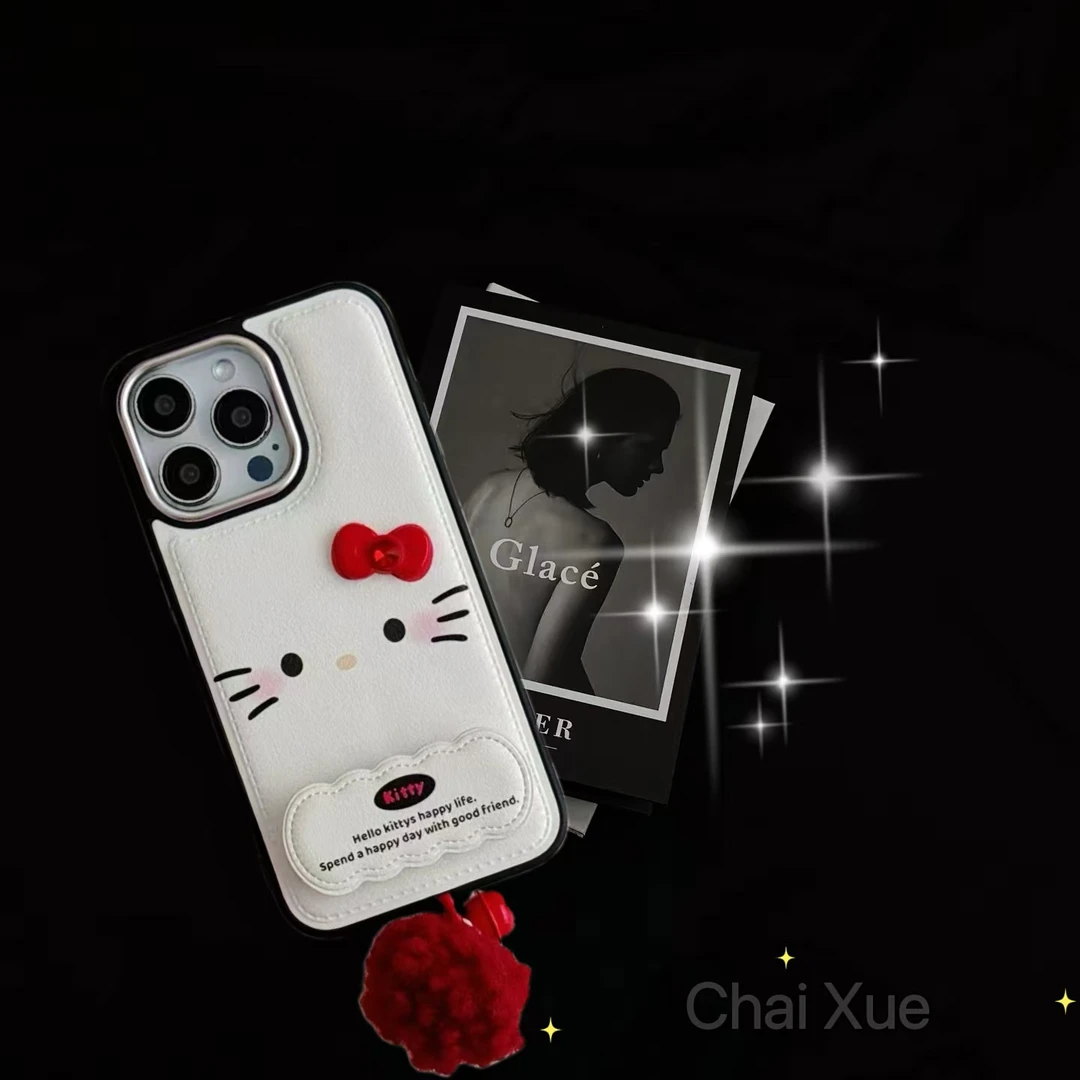 【KT猫】小众轻奢设计款手机壳适用于苹果15ipone16promaxn