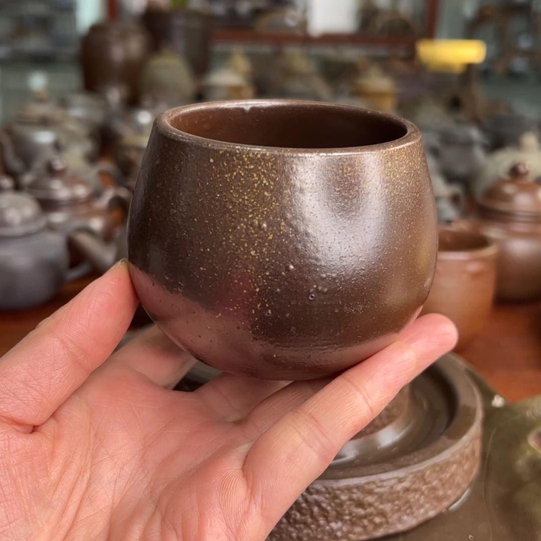 贵台龙窑柴烧茶壶A40