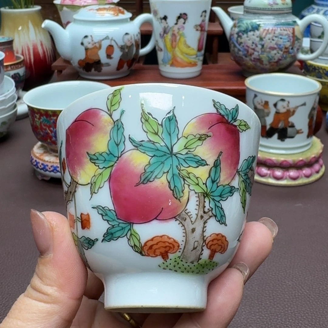 瓷片景德镇仿古手工制作精品展示