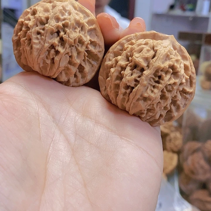 【闪购商品】文玩核桃把件44老款狮子头