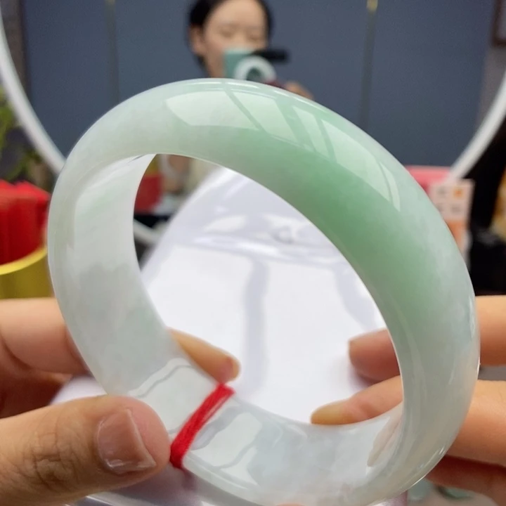 翡翠手镯未镶嵌手镯档口58.9