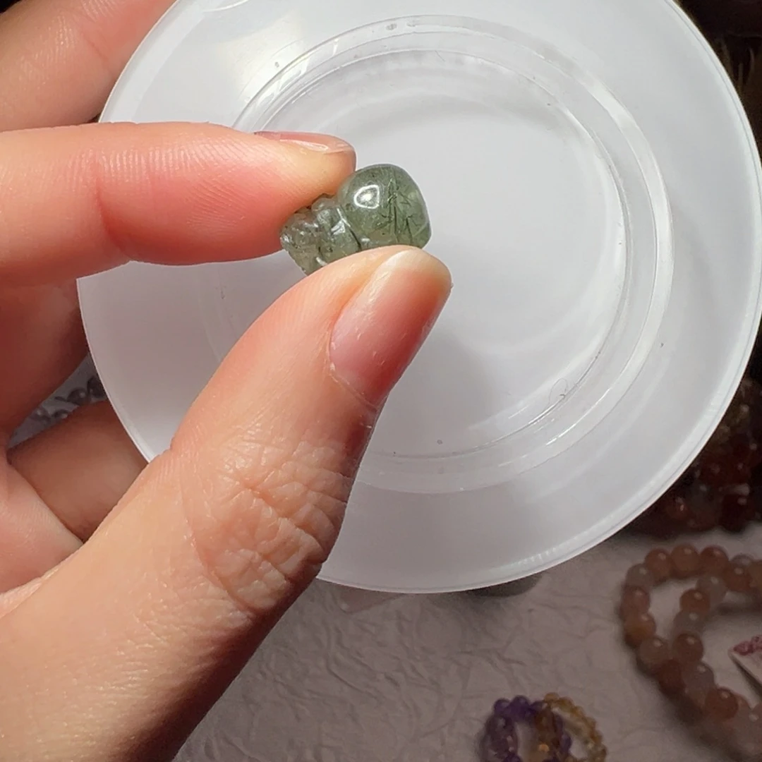 烟晶手链未镶嵌不退不换