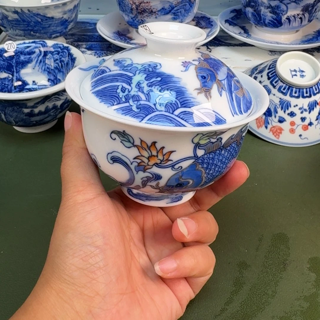 景德镇纯手绘茶具t252