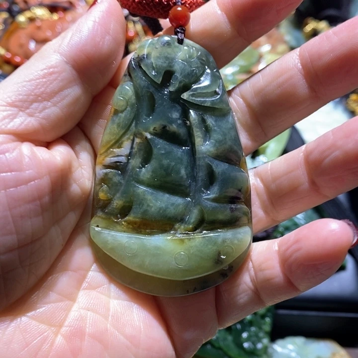 岫玉毛衣链未镶嵌