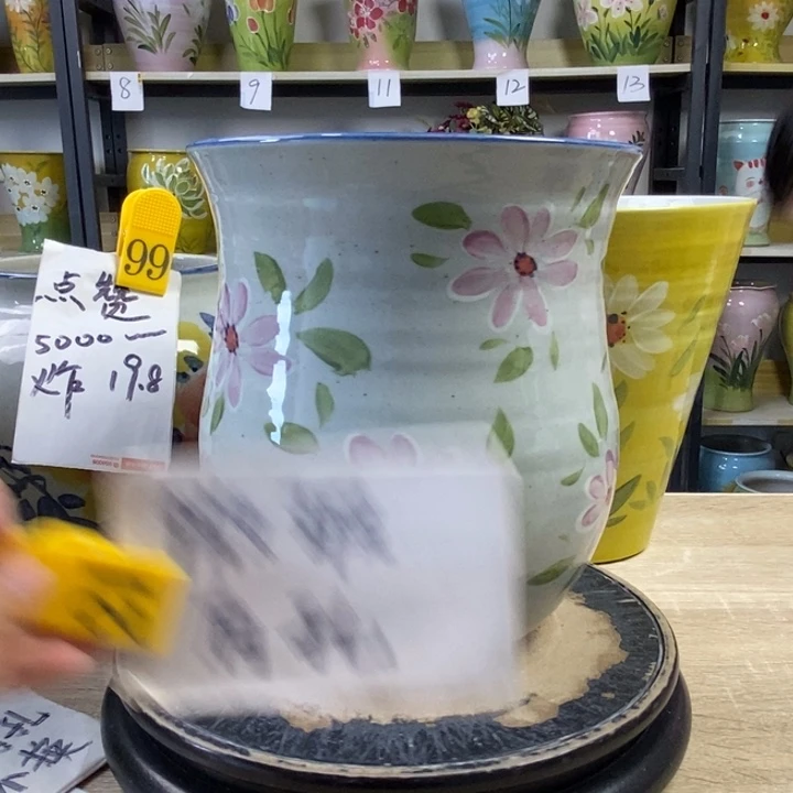 景德镇高温陶瓷花盆