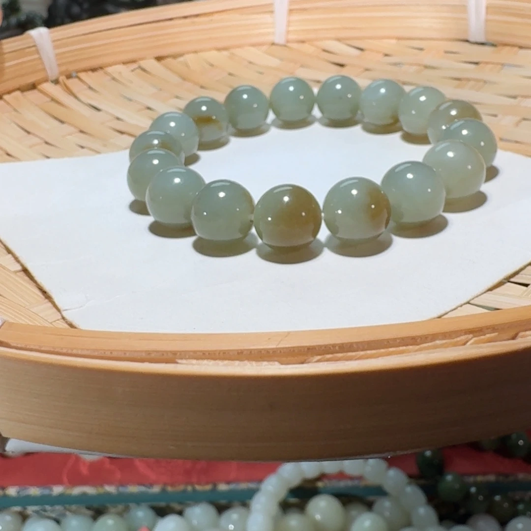 和田玉未镶嵌手链