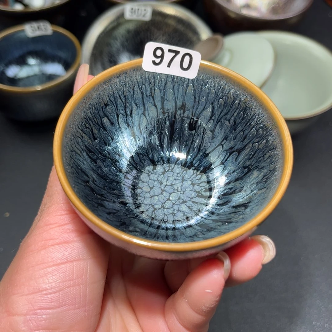 茶盏970 建盏单盏放大漏……