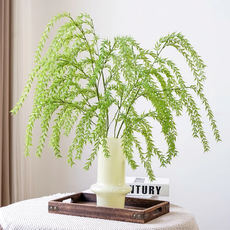 高档垂柳仿真花客厅餐桌仿真绿植造景花艺摆设仿生塑料花插花摆件