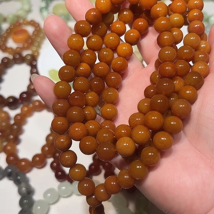 蛇纹石玉未镶嵌手串