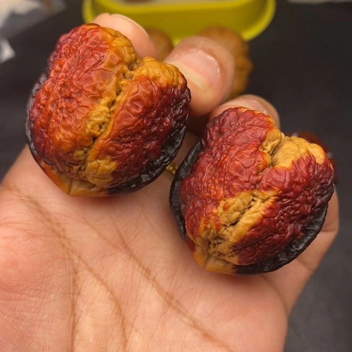 吊坠文玩核桃43尺蝴蝶蟾