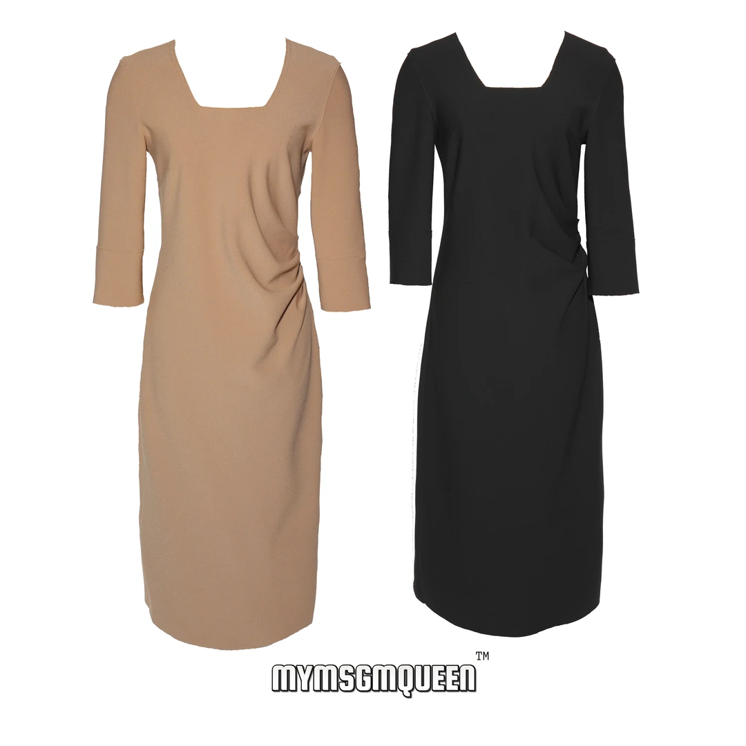 【M-QUEEN】“魔术百搭连衣裙”黑金系列