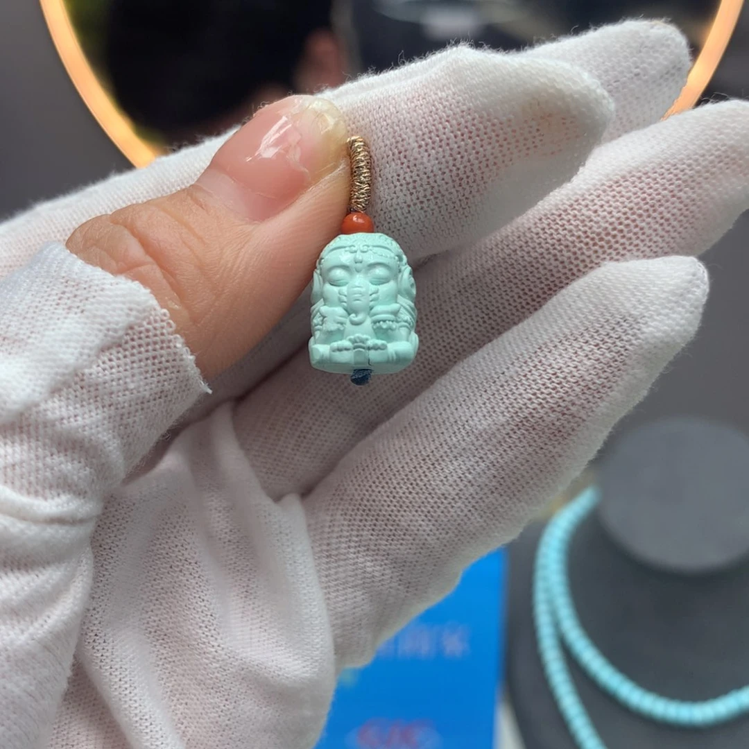 绿松石挂件未镶嵌