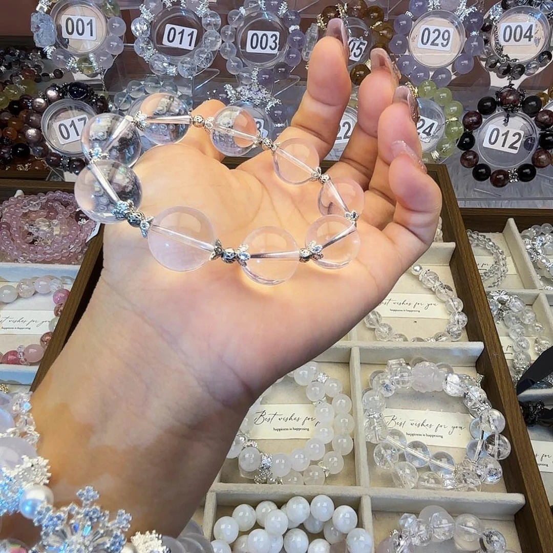 爱***）烟晶手链银S925镶嵌99999999999999999