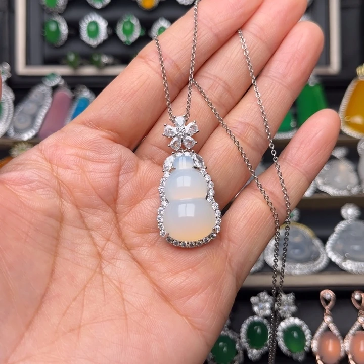 玛瑙/玉髓合金颈饰