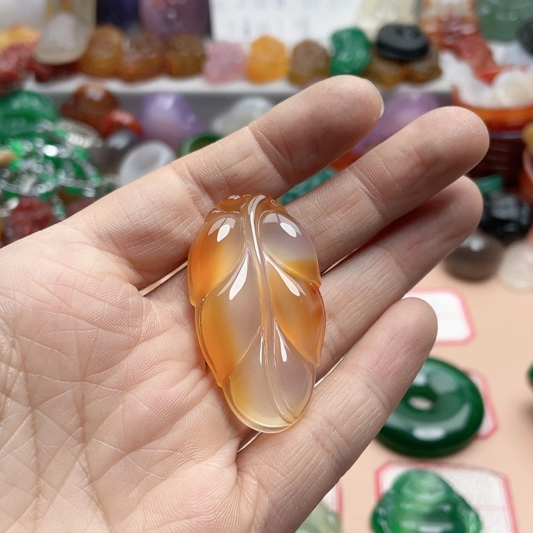 玛瑙/玉髓颈饰合金泈*