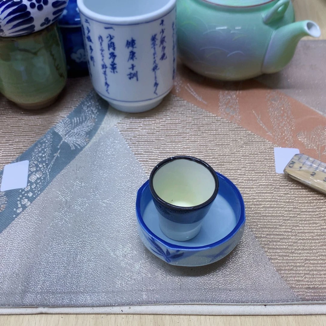 碗太*?日本回流瓷器一口杯杯