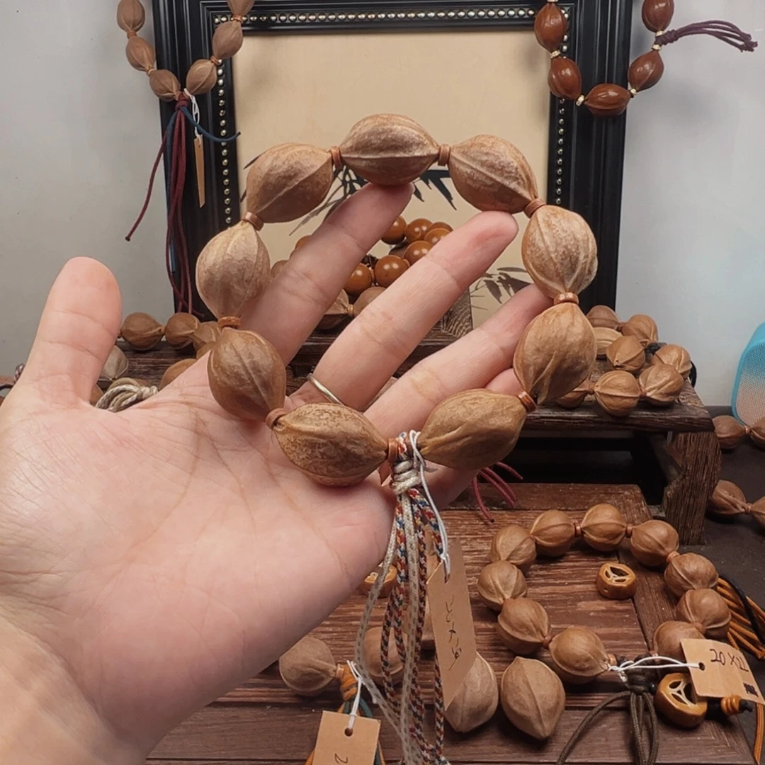 钢***男橄榄核手串20.29梅林铁核10颗