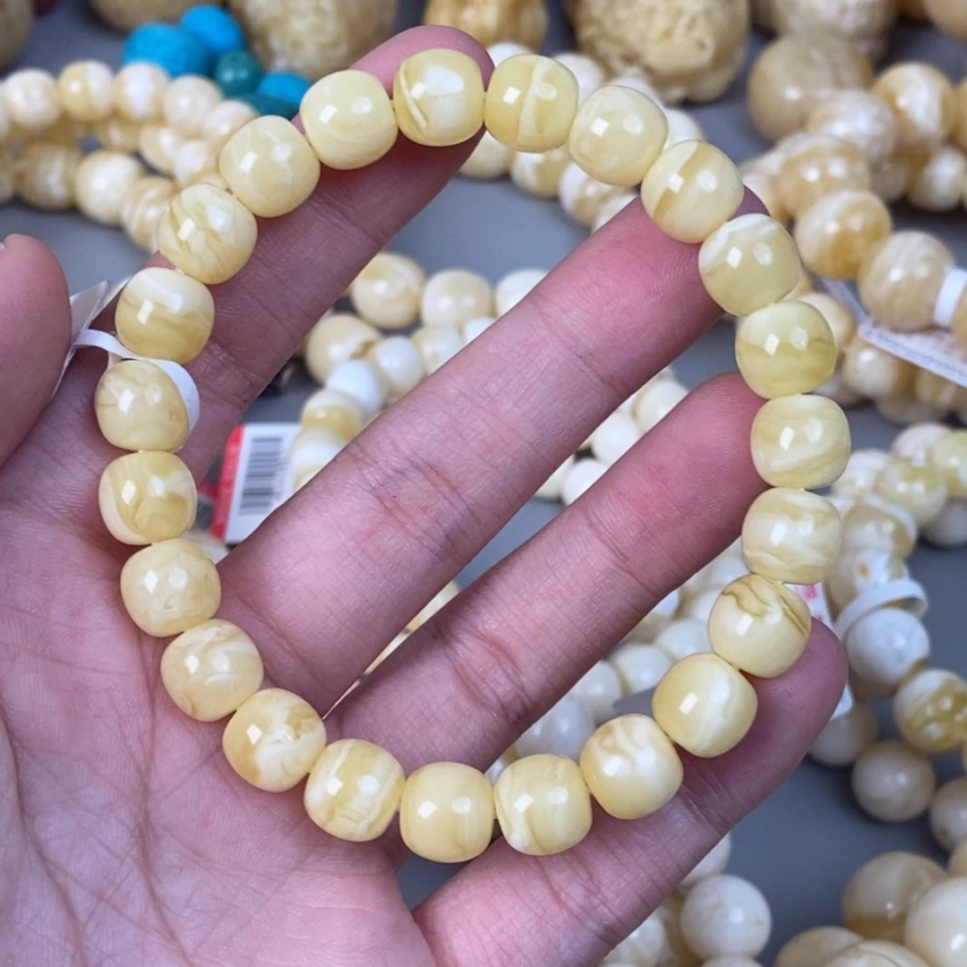 蜜蜡未镶嵌珠宝奇石12.2g9.5mm