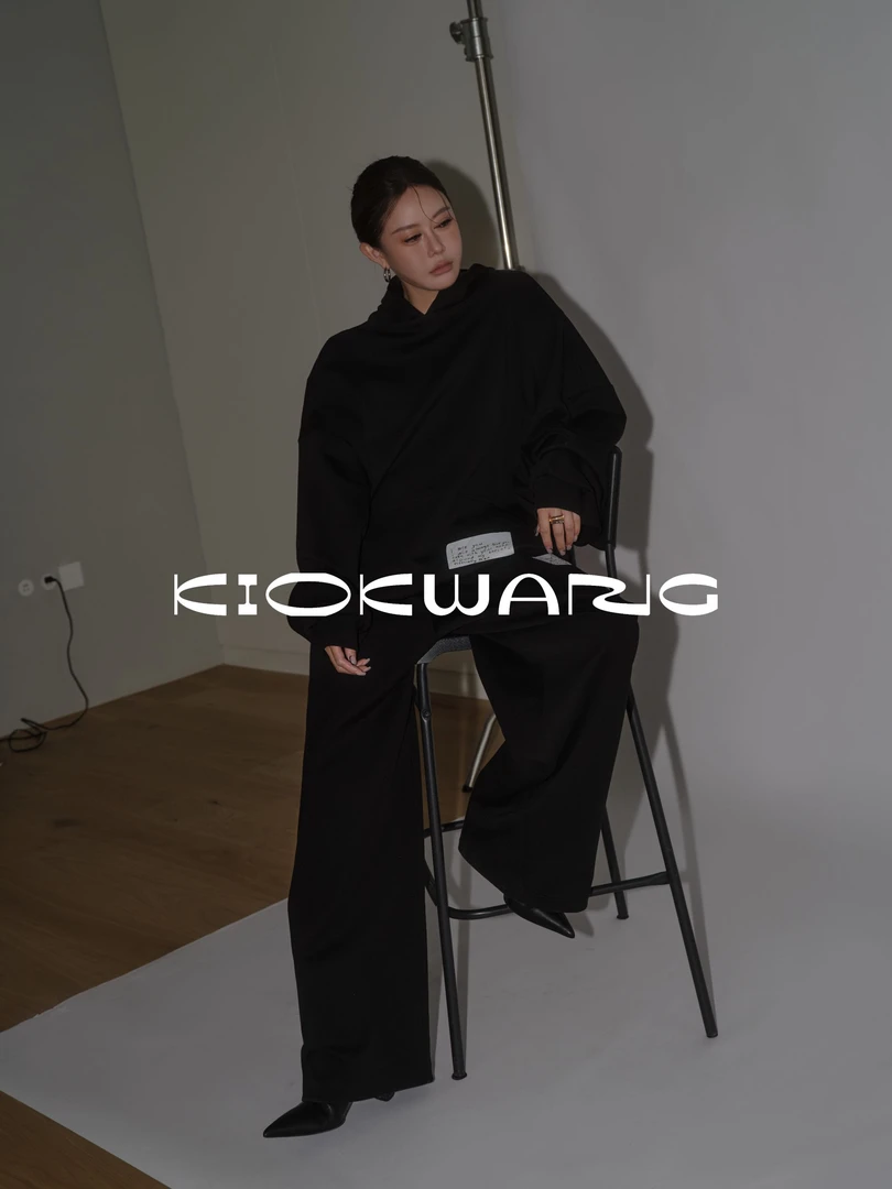 KIOKWANG//男女同款 百搭宽松廓形卫衣松紧腰长裤套装人手必备