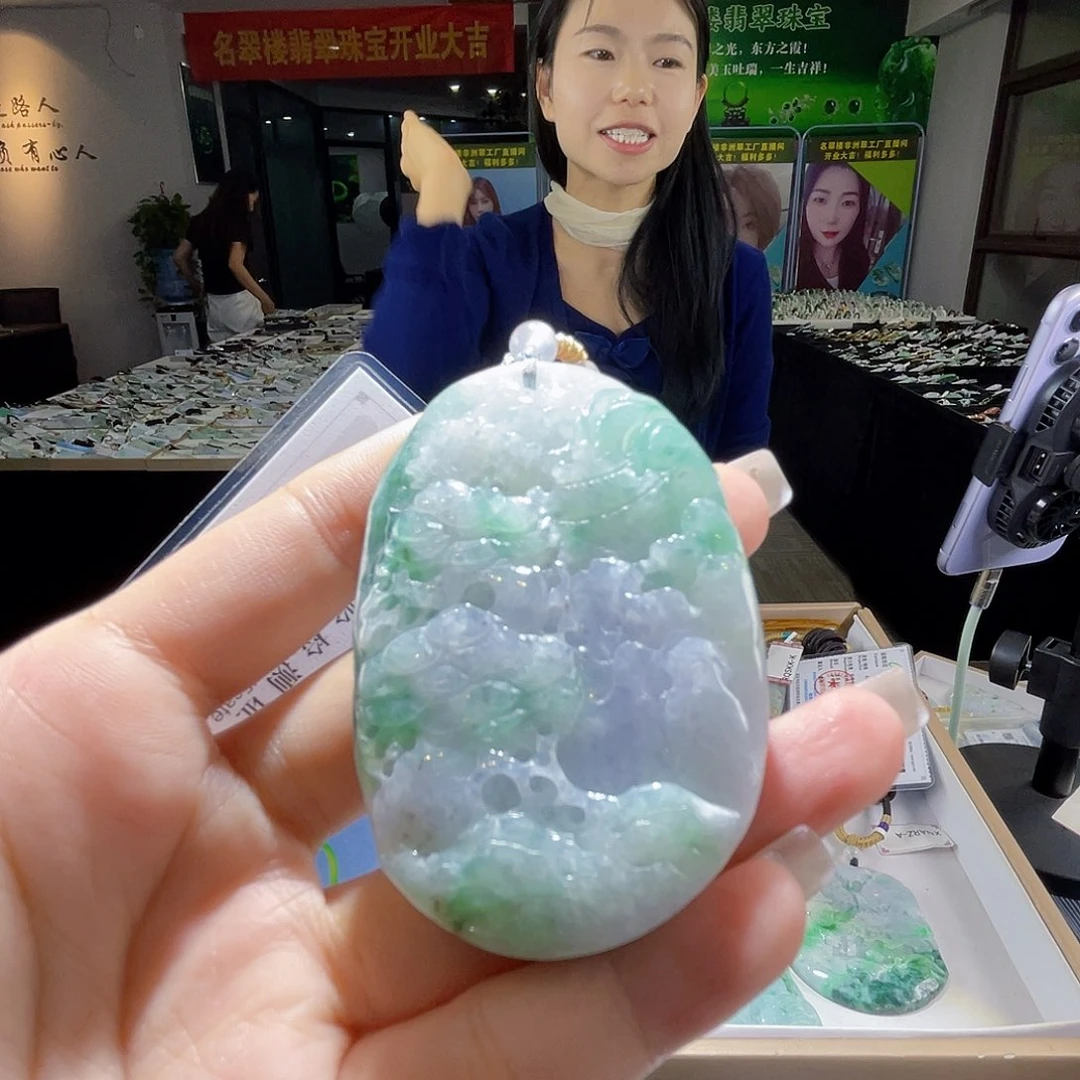 颈饰未镶嵌翡翠一